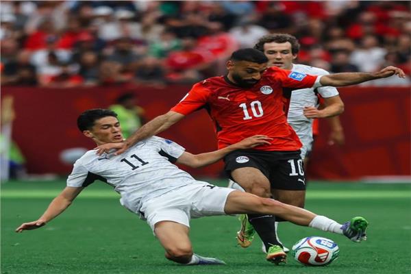 جانب من مباراة مصر وإيران 
