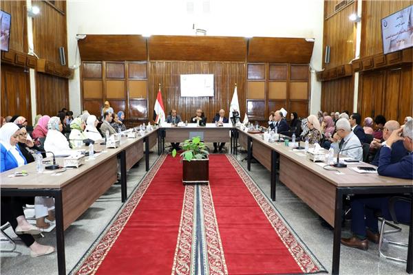 مفتي الجمهورية  خلال اللقاء