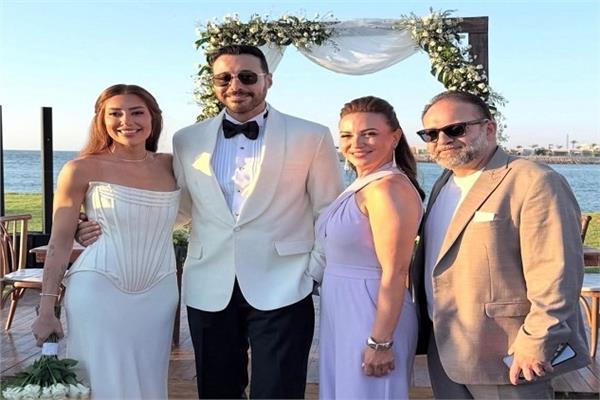 زواج أحمد السعدني وميرنا الهلباوي