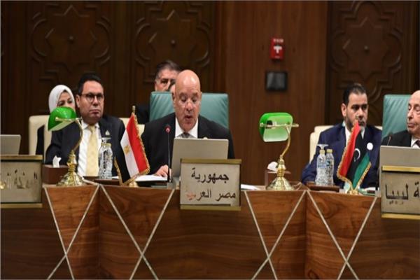 رئيس النواب أمام المؤتمر الثامن للبرلمان العربي: مصر حريصة على بناء القدرات الوطنية 