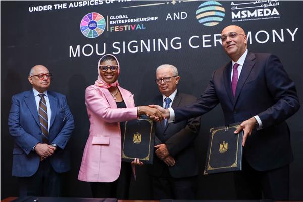 جهاز تنمية المشروعات يوقع بروتوكولًا لتنظيم أكبر حدث عالمي لريادة الأعمال في مصر