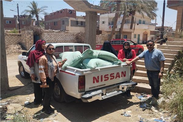 جانب من حملات تموين الاسماعيلية علي المخابز