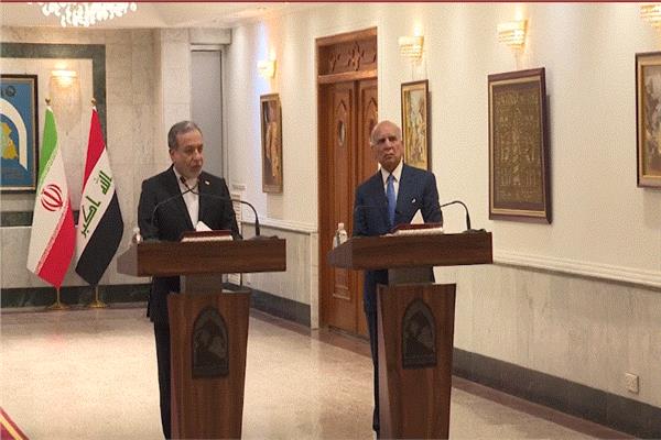 وزير الخارجية الإيراني ونظيره العراقي