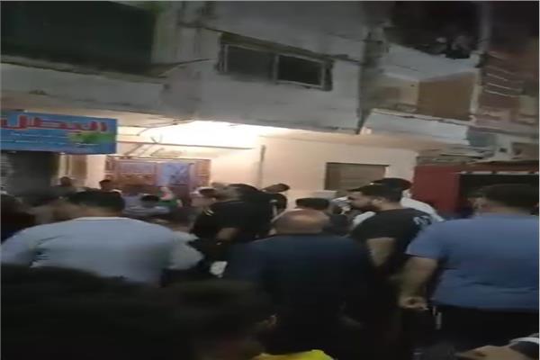 حريق داخل مبنى خدمات كنيسة