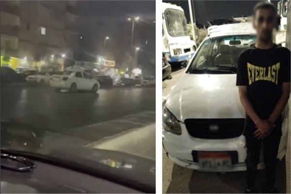 سائق أجرة عرض حياة المواطنين للخطر 