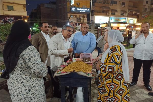 محافظ الدقهلية يتفقد حدائق حي شرق المنصورة