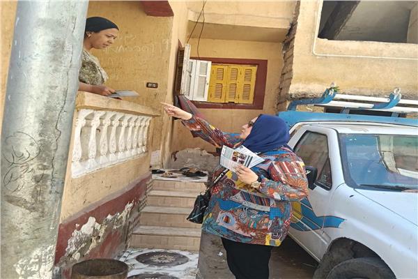 مياه البحيرة تنفذ حملة "طرق الأبواب"