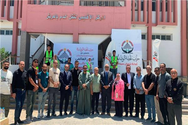 حملة  التبرع بالدم بشمال سيناء