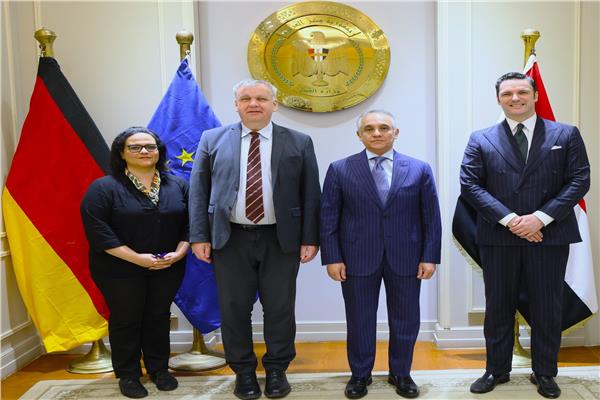 وزير العدل يستقبل سفير ألمانيا الاتحادية