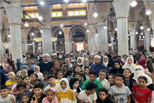 "صيفنا بهجة".. إقبال كثيف على اللقاء التثقيفي للطفل بالمسجد الأحمدي بطنطا