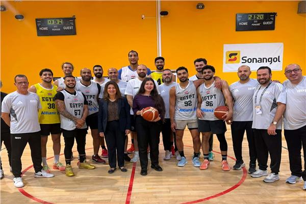 بعثة المنتخب المصري الأول لكرة السلة 