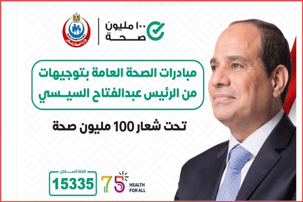 مبادرة 100 مليون صحة برعاية الرئيس السيسي