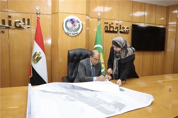 محافظ المنيا يعتمد المخطط التفصيلي 