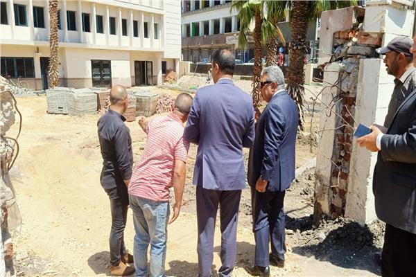 محافظ الدقهلية يتفقد أعمال التطوير 