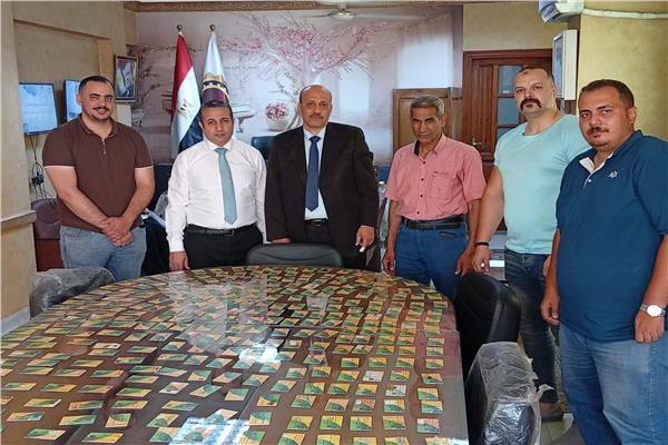 تموين الغربية يضبط 308 بطاقة تموينية 