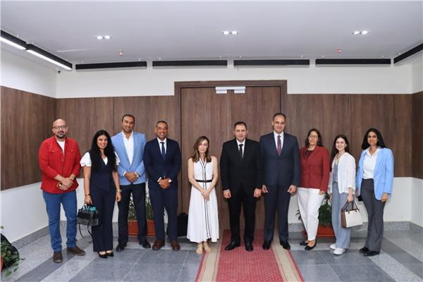 محافظ دمياط يستقبل وفد الأمم المتحدة
