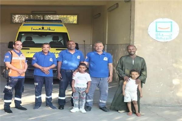 إنقاذ طفل بعد تعرض للغرق بترعة الجمالية