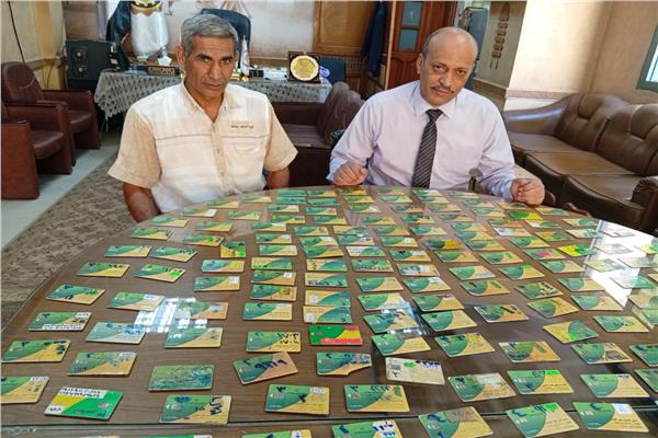 تموين الغربية  يضبط 347 بطاقة تموينية 