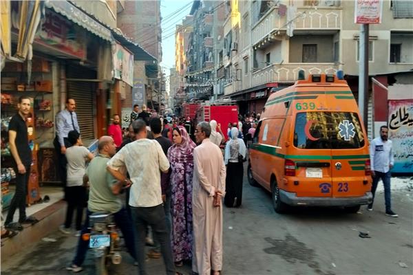 حريق مطعم بالبحيرة