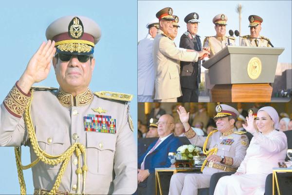 الرئيس عبدالفتاح السيسى رئيس الجمهورية القائد الأعلى للقوات المسلحة