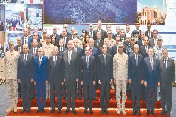 الرئيس عبدالفتاح السيسى أن افتتاح القيادة الاستراتيجية للدولة