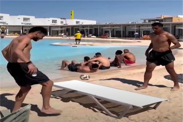 لاعبو منتخب مصر