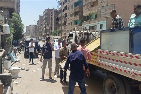 رفع المخلفات وإعادة الانضباط