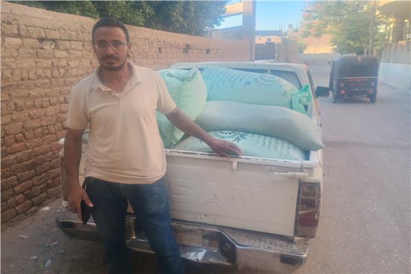  ضبط طن دقيق بلدي مدعم