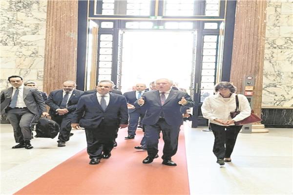 وزير الخارجية يلتقى مع رئيس البرلمان النمساوى
