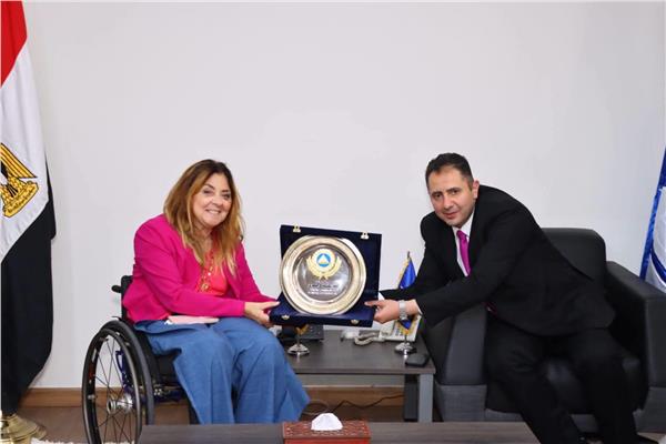 محافظ دمياط يستقبل المشرف العام على المجلس القومى للأشخاص ذوي الإعاقة فى مستهل زيارتها للمحافظة