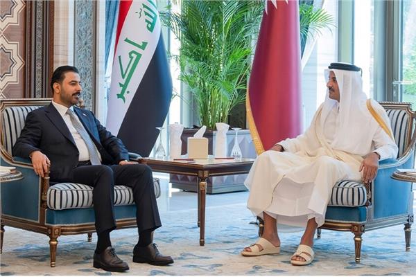 أمير قطر ورئيس وزراء العراق