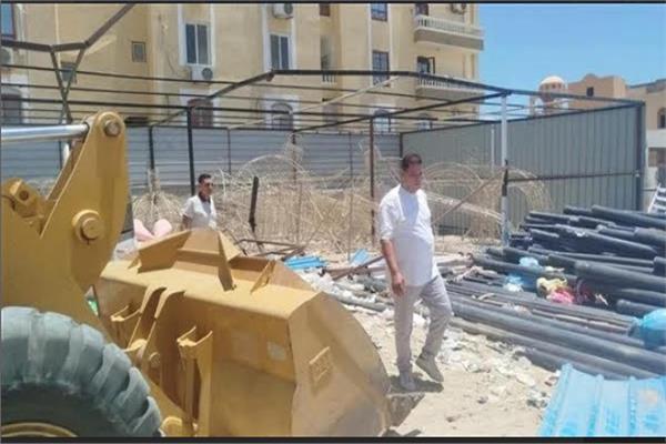 إزالة منشآت مخالفة
