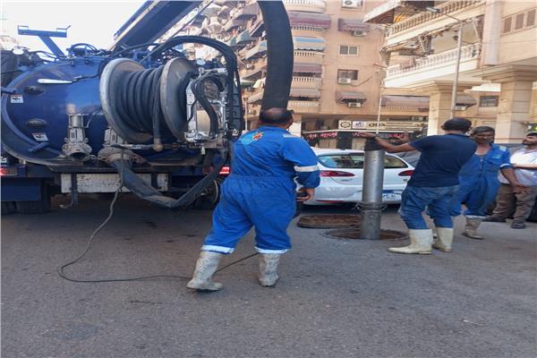 حملة شاملة لتطهير خطوط الصرف الصحي