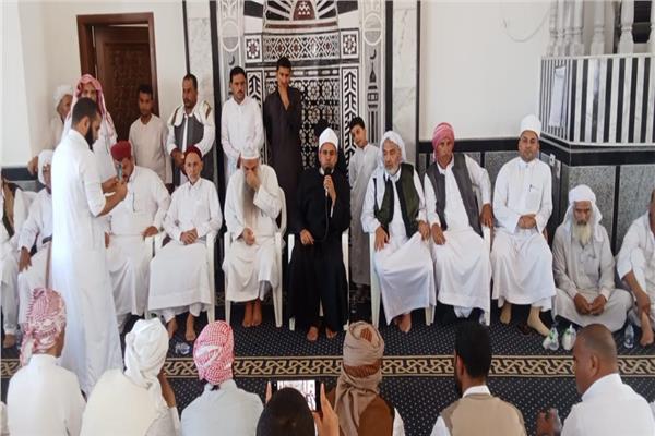 وكيل وزارة الأوقاف بمطروح يشهد إشهار الصلح بين عائلتي عاصي الحرفة وعلام الحرفة