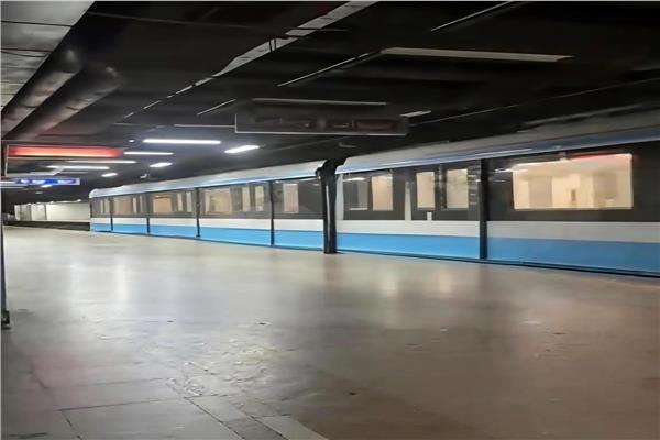  تجربة القطار المكيف الجديد بالخط الأول للمترو بين حلوان والمرج     