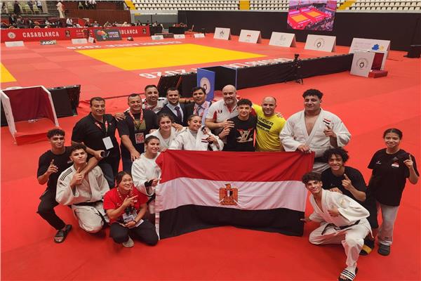المنتخب المصري للناشئين والناشئات للجودو