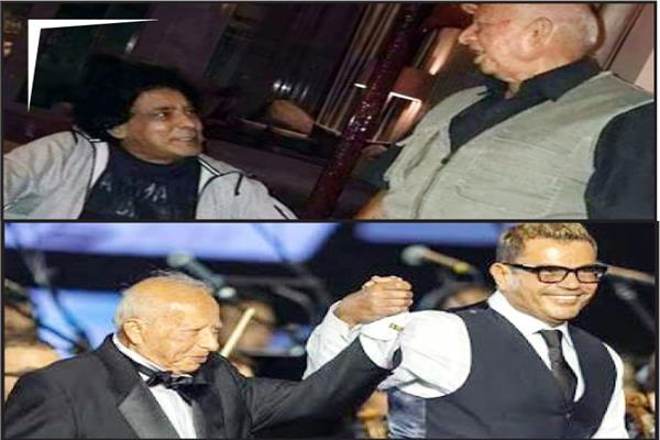 هاني شنودة مع محمد منير وعمرو دياب