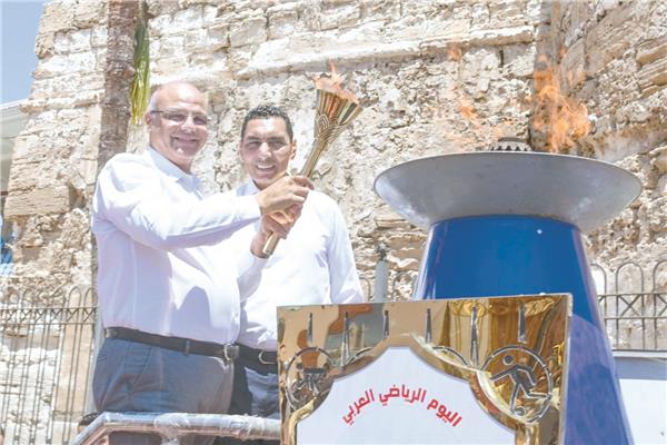 جوهر نبيل ومحافظ الإسكندرية