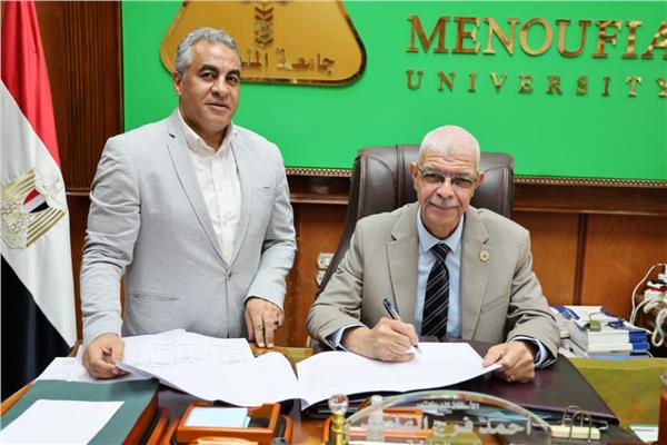 الدكتور أحمد فرج القاصد رئيس جامعة المنوفية يعتمد نتيجة طلاب كلية علوم الرياضة