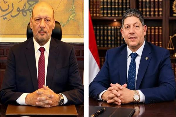 المستشار حسين أبو العطا والمستشار خالد السيد