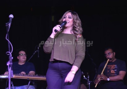 ميرفت وجدي خلال الحفل