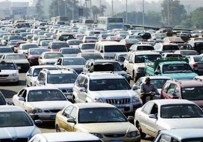    كثاقات بمحور صلاح سالم بسبب حادث مرور واصاية شخص