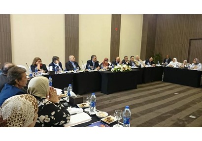 الدكتور أشرف الشرقاوى وزير قطاع الأعمال العام خلال حضور الجمعية العامة 