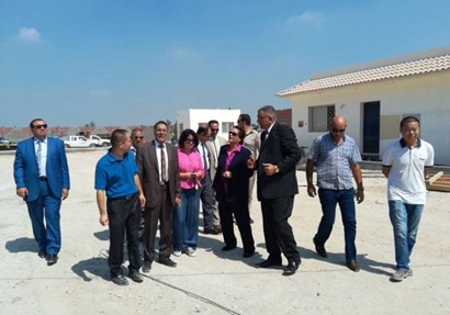  محافظ البحيرة تتفقد عدد من المشروعات التنموية بحوش عيسى