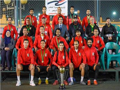 منتخب مصر للميني فوتبول يتوج بالبطولة العربية بالقاهرة