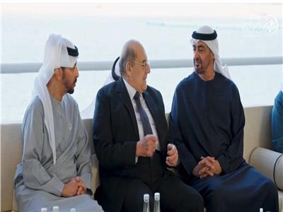 محمد بن زايد يستقبل رئيس مجلس الشيوخ والوفد المرافق له ‎