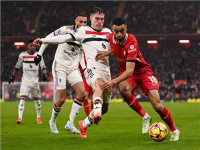 جاكبو يتعادل لليفربول أمام مانشستر يونايتد