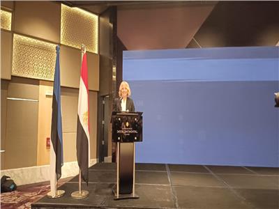سفيرة استونيا تشيد بدور مصر كصانعة للسلام و تؤكد على أهمية حل الدولتين بالتفاوض