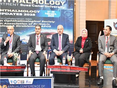 افتتاح المؤتمر السنوي الـ 38 لطب وجراحة العيون بجامعة قناة السويس