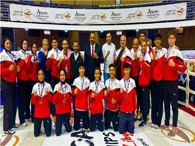 مصر تحصد 15 ميدالية في البطولة الأفريقية للمواي تاي بليبيا